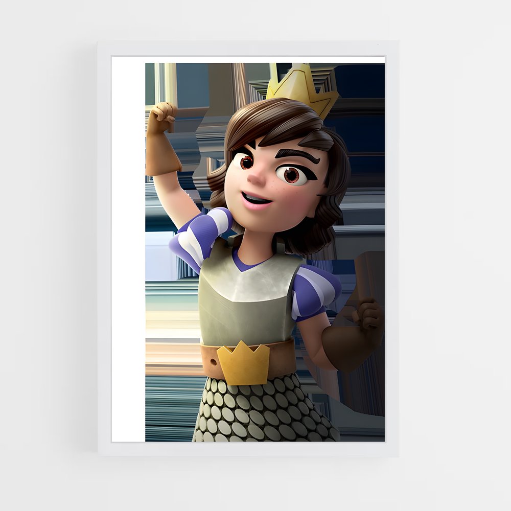 Poster Princesse Joyau – affiche Clash royale (vue 3)